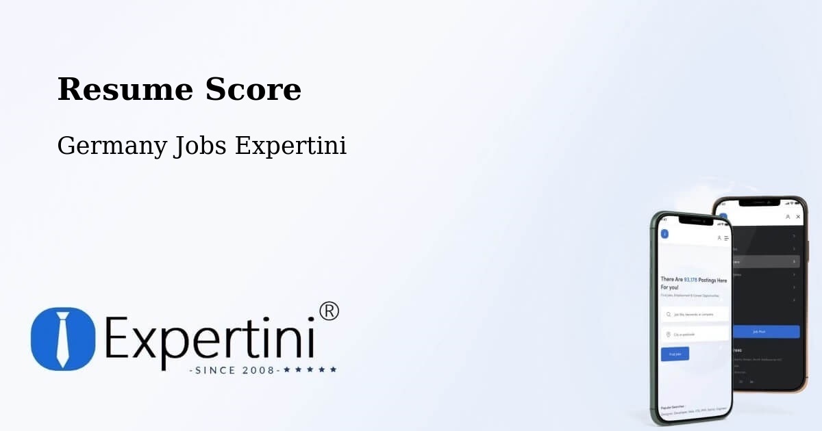 Resume Score & Job Description Match Tool – Bermatingen - Germany Jobs Expertini